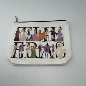 Taylor Swift The Eras Tour Inspired Makeup Bag Pencil Case Pouch Canvas New NIP